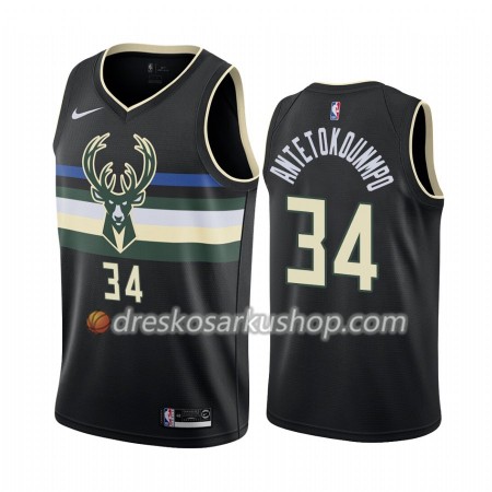 Muški NBA Dres Milwaukee Bucks Giannis Antetokounmpo 34 Nike 2019-20 Statement Edition Swingman
